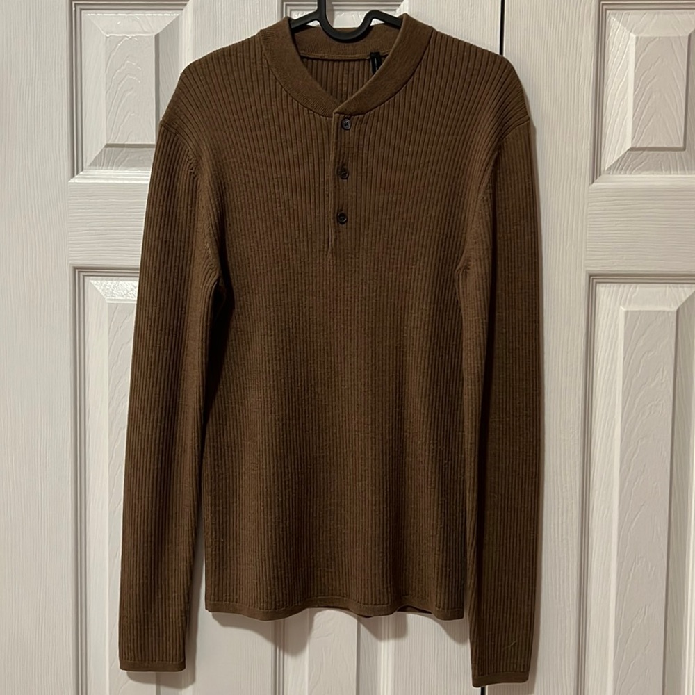 Theory Mens Sweater - Brown